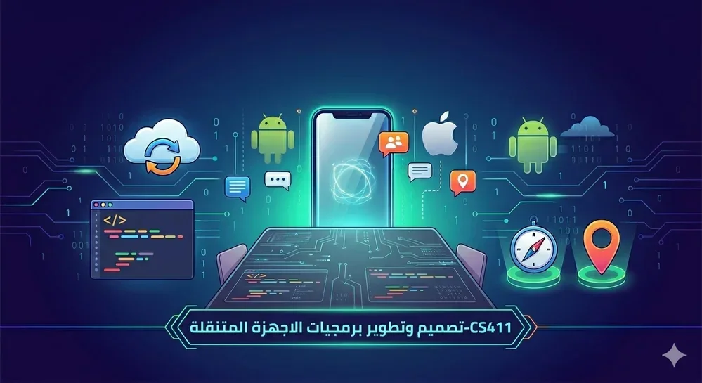cs411-تصميم وتطوير برمجيات الاجهزة المتنقلة